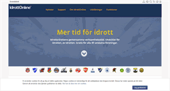 Desktop Screenshot of idrottonline.se